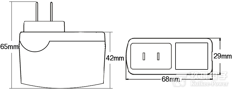 美規(guī)UL插墻式電源適配器